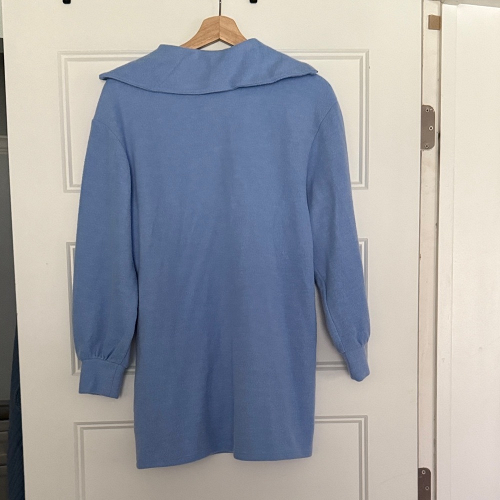 Zara Blue Women's Sweater - Picture 5 of 5